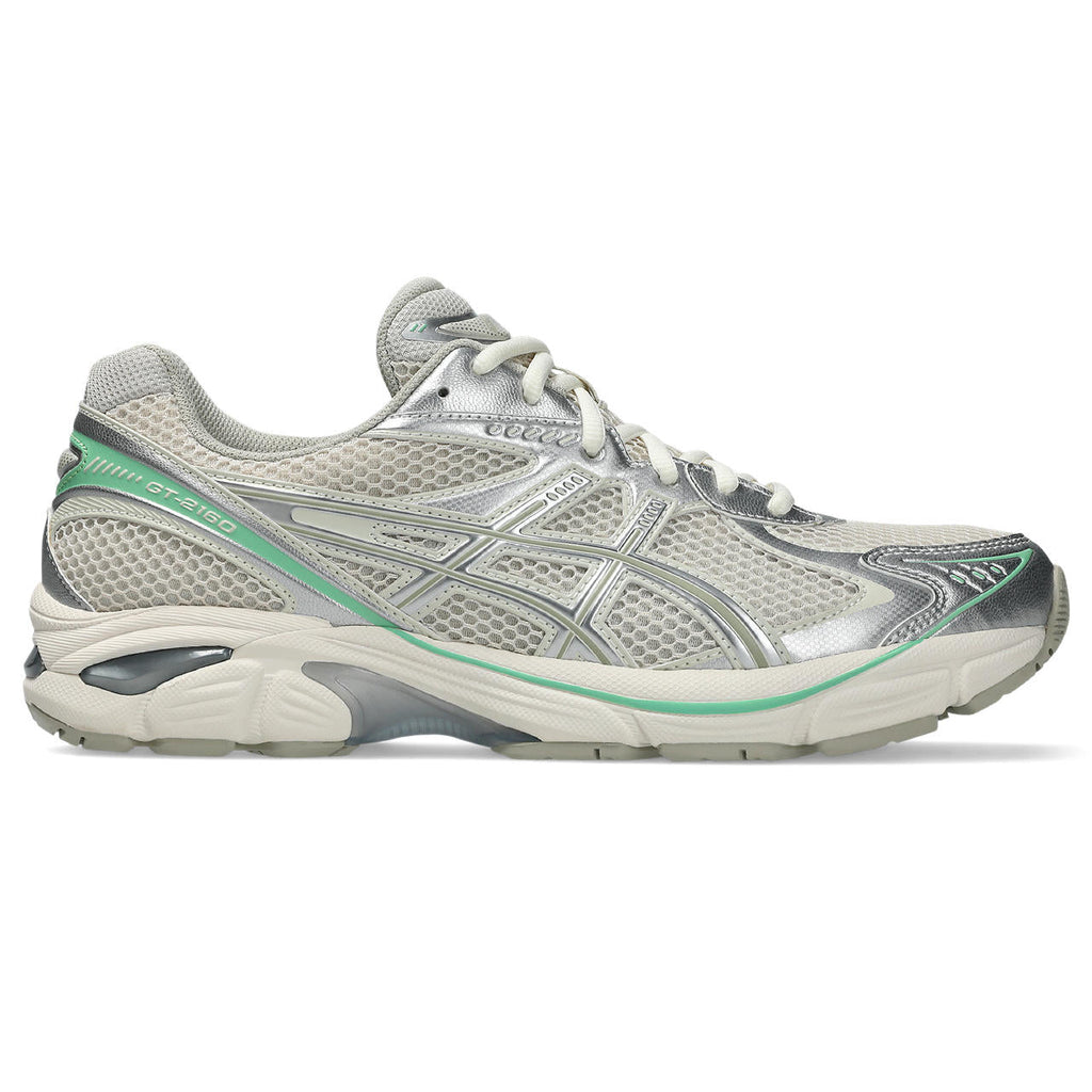 Asics  shoes  neutral running shoes mens  sneakers GT-2160 Silver / Off-White / Light Green