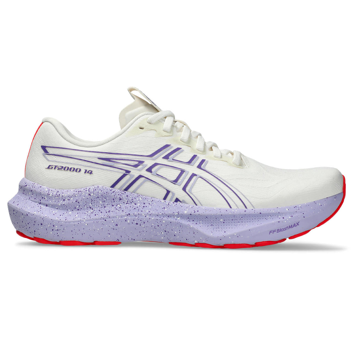 Asics womens shoes  neutral running shoes mens  sneakers GT-2000 14 White / Purple / Red