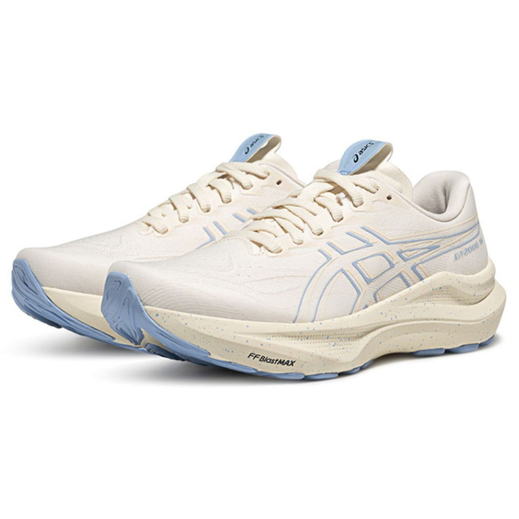 Asics womens shoes  neutral running shoes mens  sneakers GT-2000 14 Cream / Light Blue