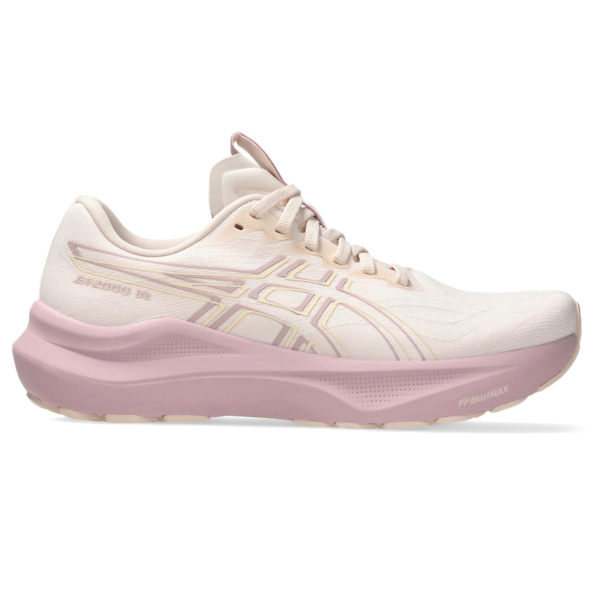 Asics womens shoes  neutral running shoes mens  sneakers GT-2000 14 Cream / Light Pink