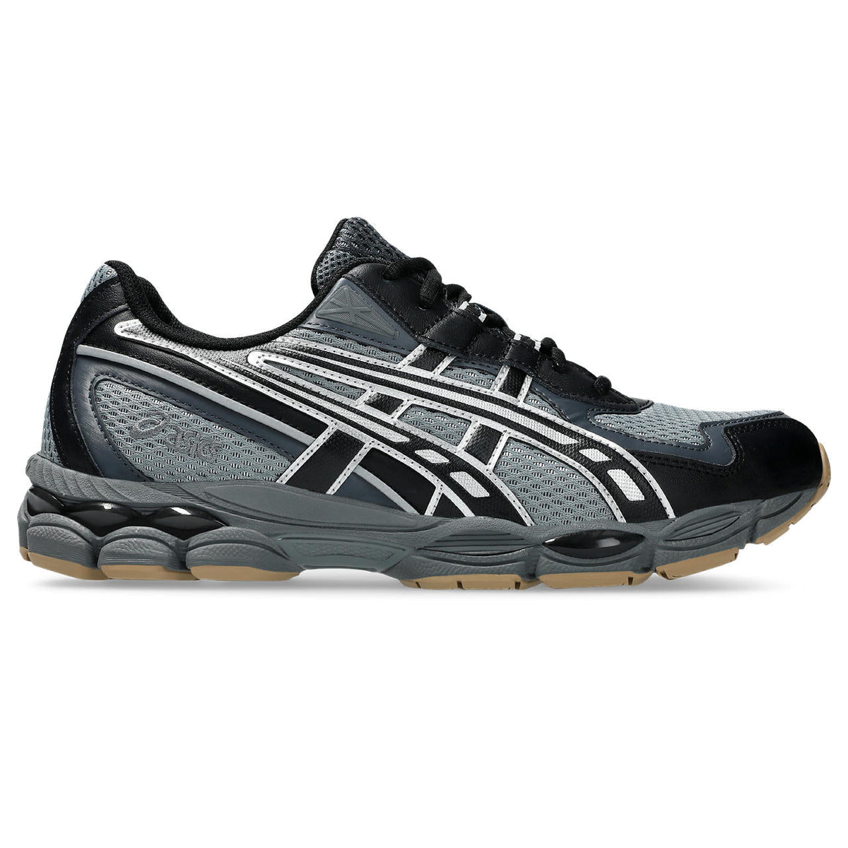 Asics womens shoes  neutral running shoes mens  sneakers Gel-NYC – Black/Grey/Gum Sneaker