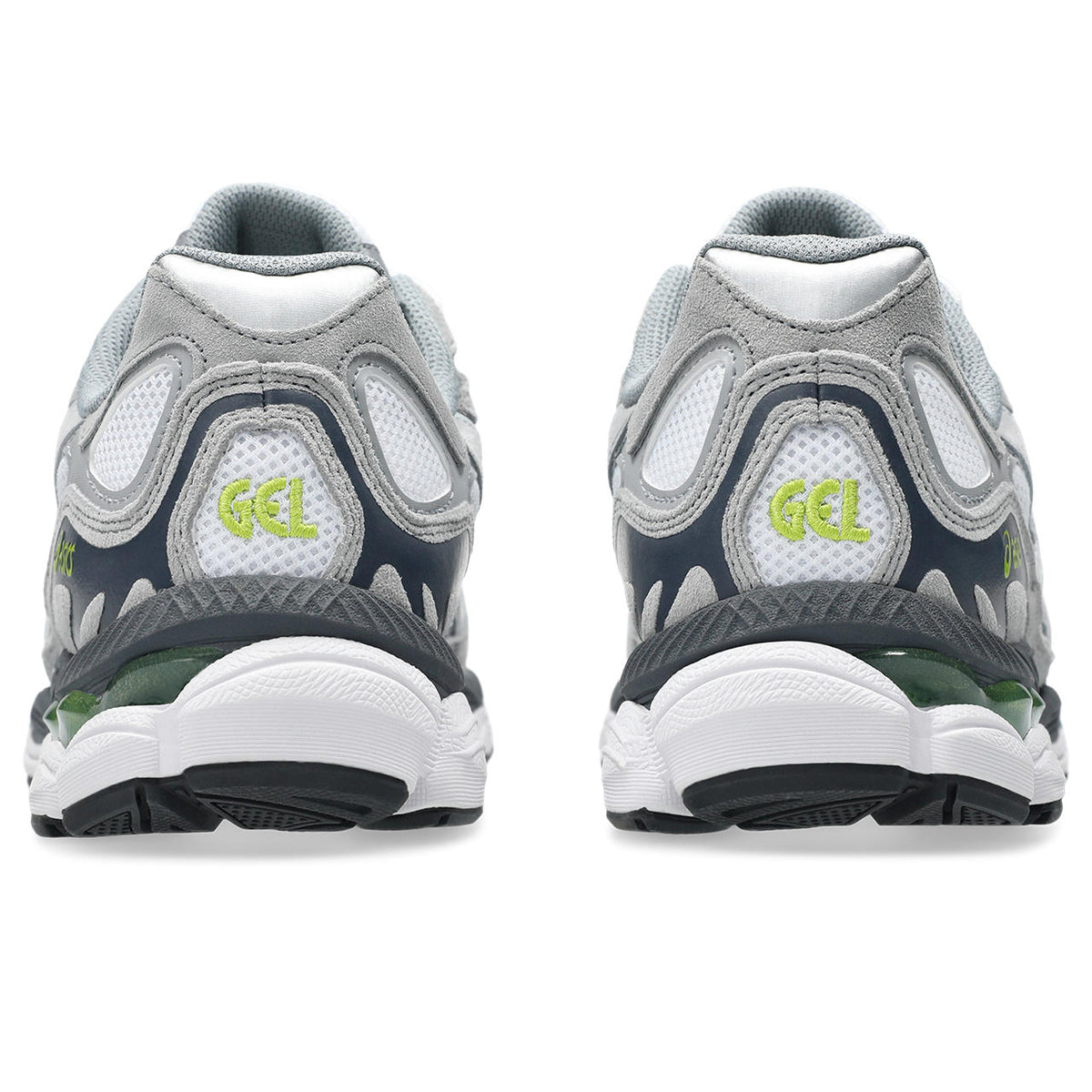 Asics womens shoes  neutral running shoes mens  sneakers Gel-Nimbus 24 – White/Light Grey/Navy Sneaker
