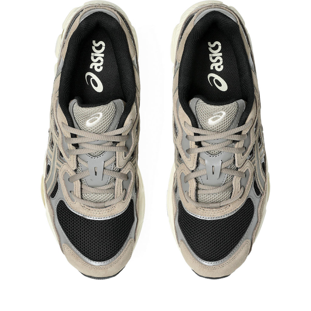 Asics womens shoes  neutral running shoes mens  sneakers Gel-Nimbus 24 – Beige/Black/Silver Sneaker