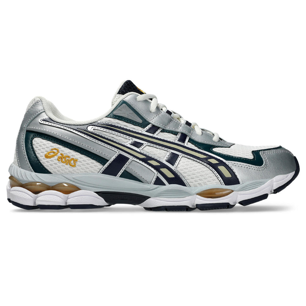 Asics womens shoes  neutral running shoes mens  sneakers Gel-Kayano 14 – Silver/Green/Navy Sneaker