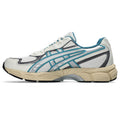 Asics womens shoes  neutral running shoes mens  sneakers Gel-Kayano 14 – Cream/Teal Blue/Silver Sneaker