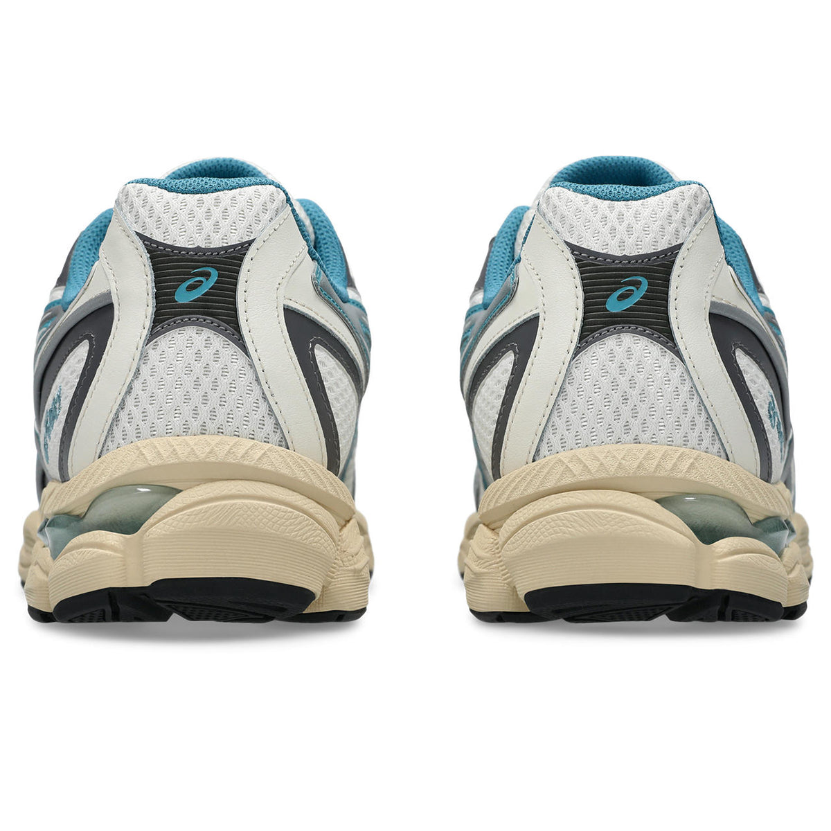 Asics womens shoes  neutral running shoes mens  sneakers Gel-Kayano 14 – Cream/Teal Blue/Silver Sneaker