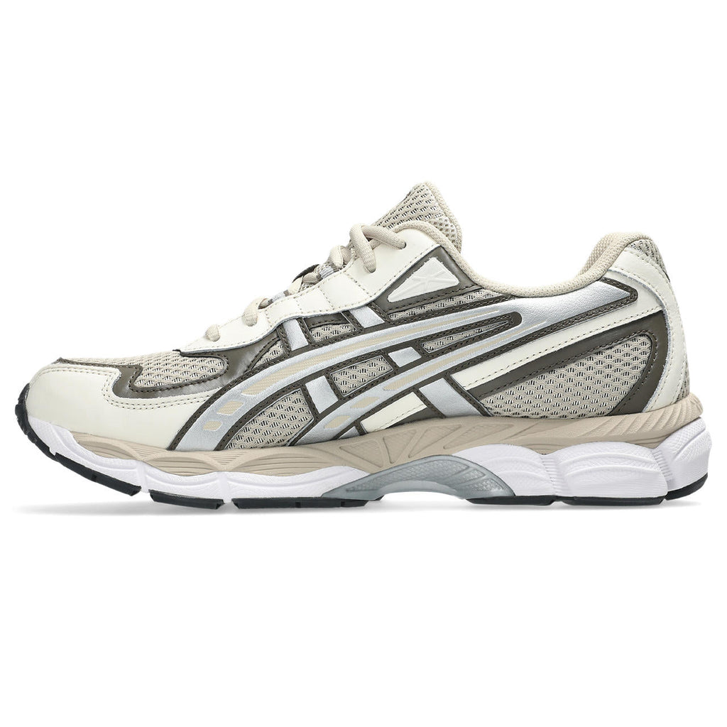 Asics womens shoes  neutral running shoes mens  sneakers Gel-Kayano 14 – Cream/Silver/Olive Sneaker