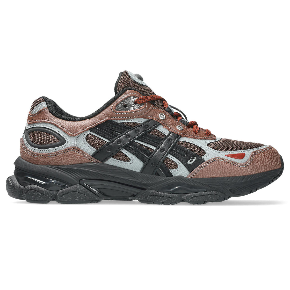 Asics womens shoes  neutral running shoes mens  sneakers Gel-Kayano 14 – Brown/Black/Light Blue Sneaker