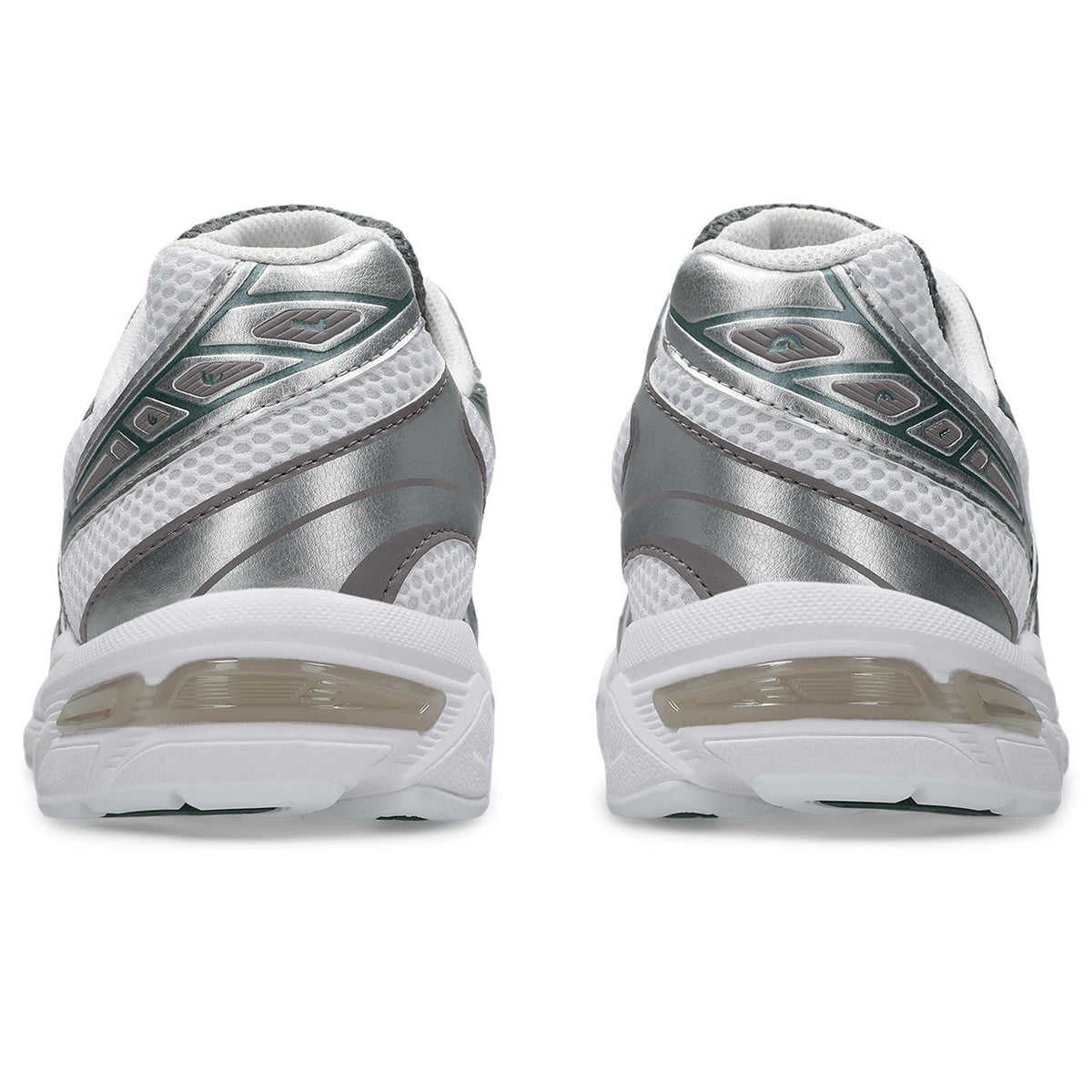 Asics womens shoes  neutral running shoes mens  sneakers Gel-1130 – White/Silver/Dark Green Sneaker