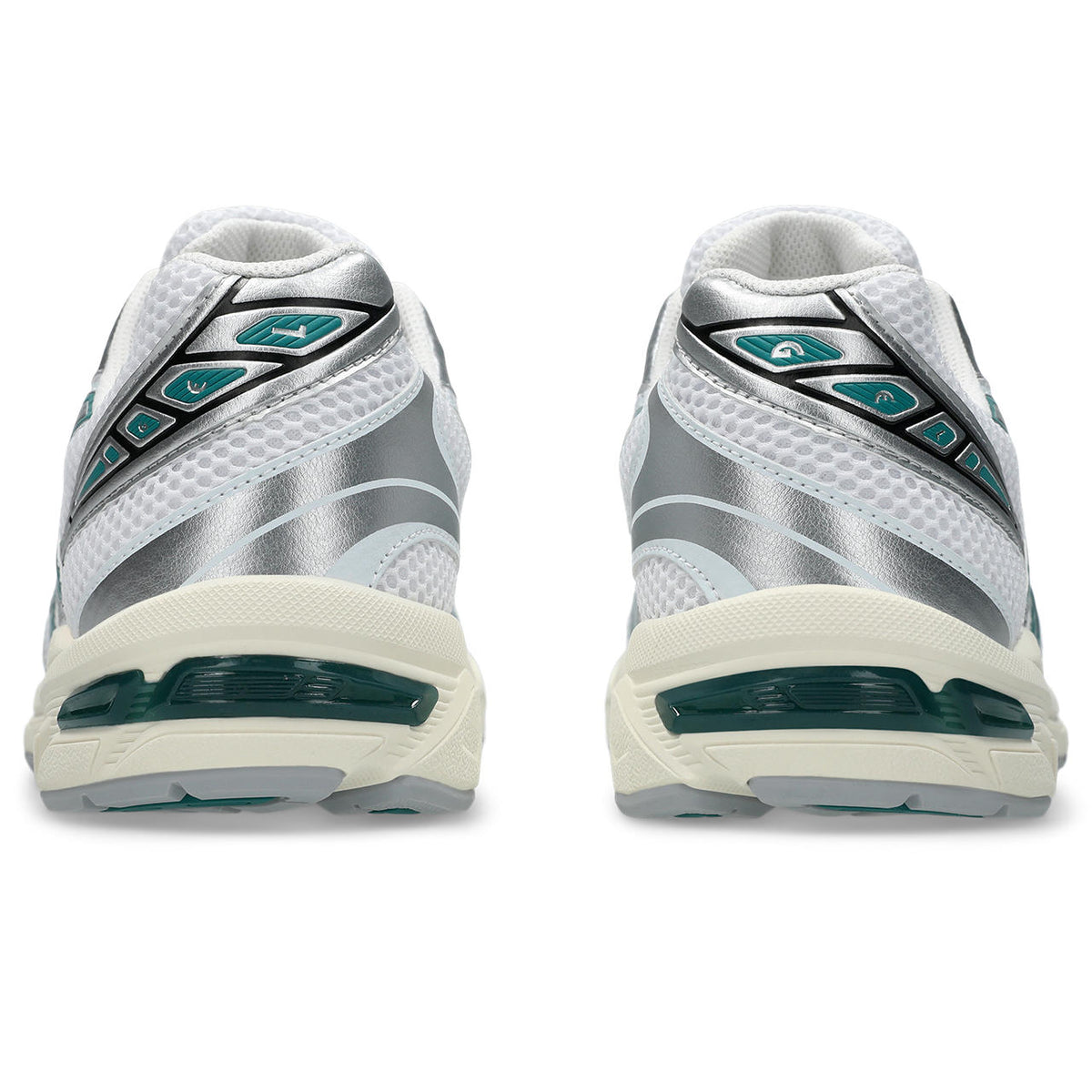 Asics womens shoes  neutral running shoes mens  sneakers Gel-1130 – White/Silver/Teal Green Sneaker
