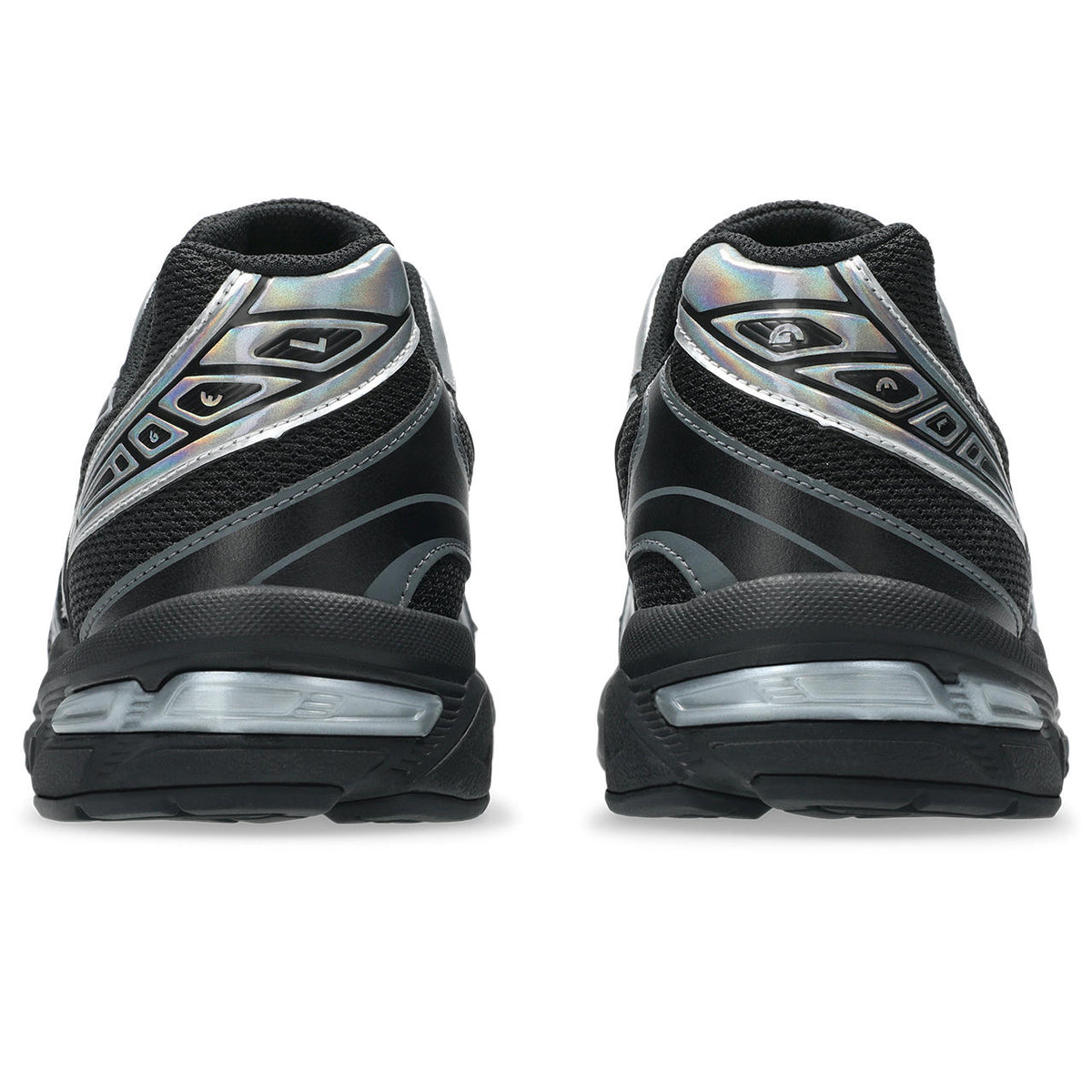 Asics womens shoes  neutral running shoes mens  sneakers Gel-1130 – Black/Iridescent Silver Sneaker