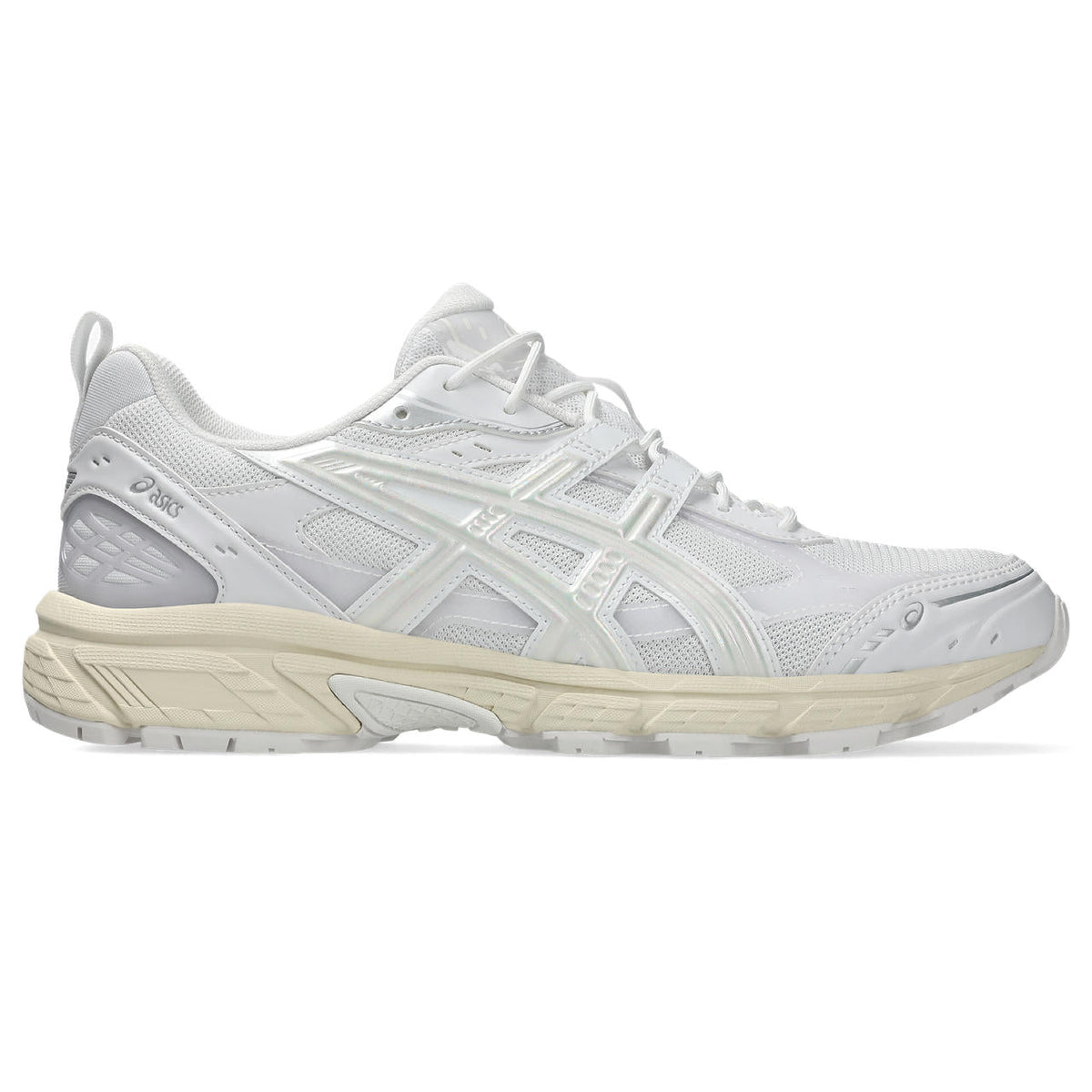 Asics womens shoes  neutral running shoes mens  sneakers Gel-2000 – White/Iridescent/Cream Sneaker