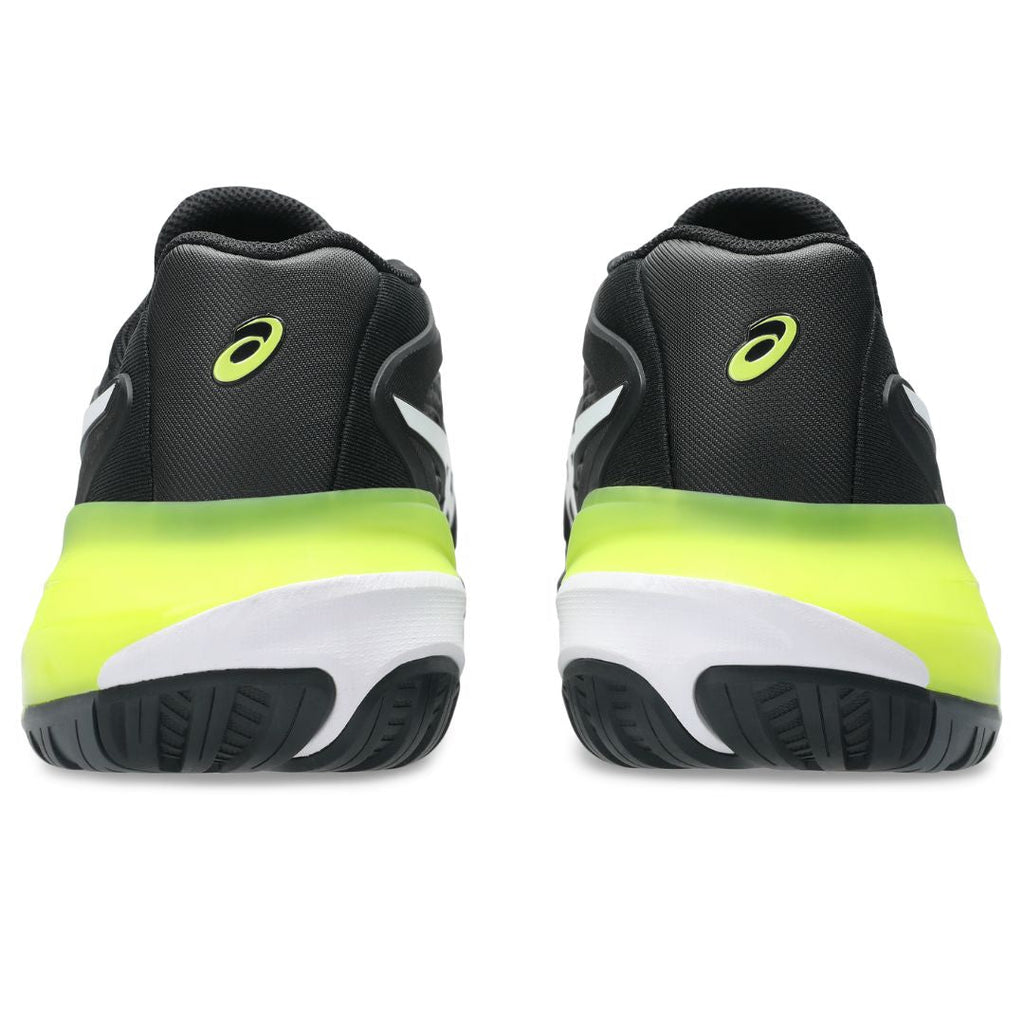 Asics womens shoes  neutral running shoes mens  sneakers Gel-Resolution – Black/White/Neon Green Tennis Sneaker