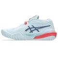 Asics womens shoes  neutral running shoes mens  sneakers Gel-Resolution – Light Sky Blue/Navy/Red Tennis Sneaker