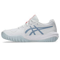 Asics womens shoes  neutral running shoes mens  sneakers Gel-Resolution – White/Dusty Blue Tennis Sneaker