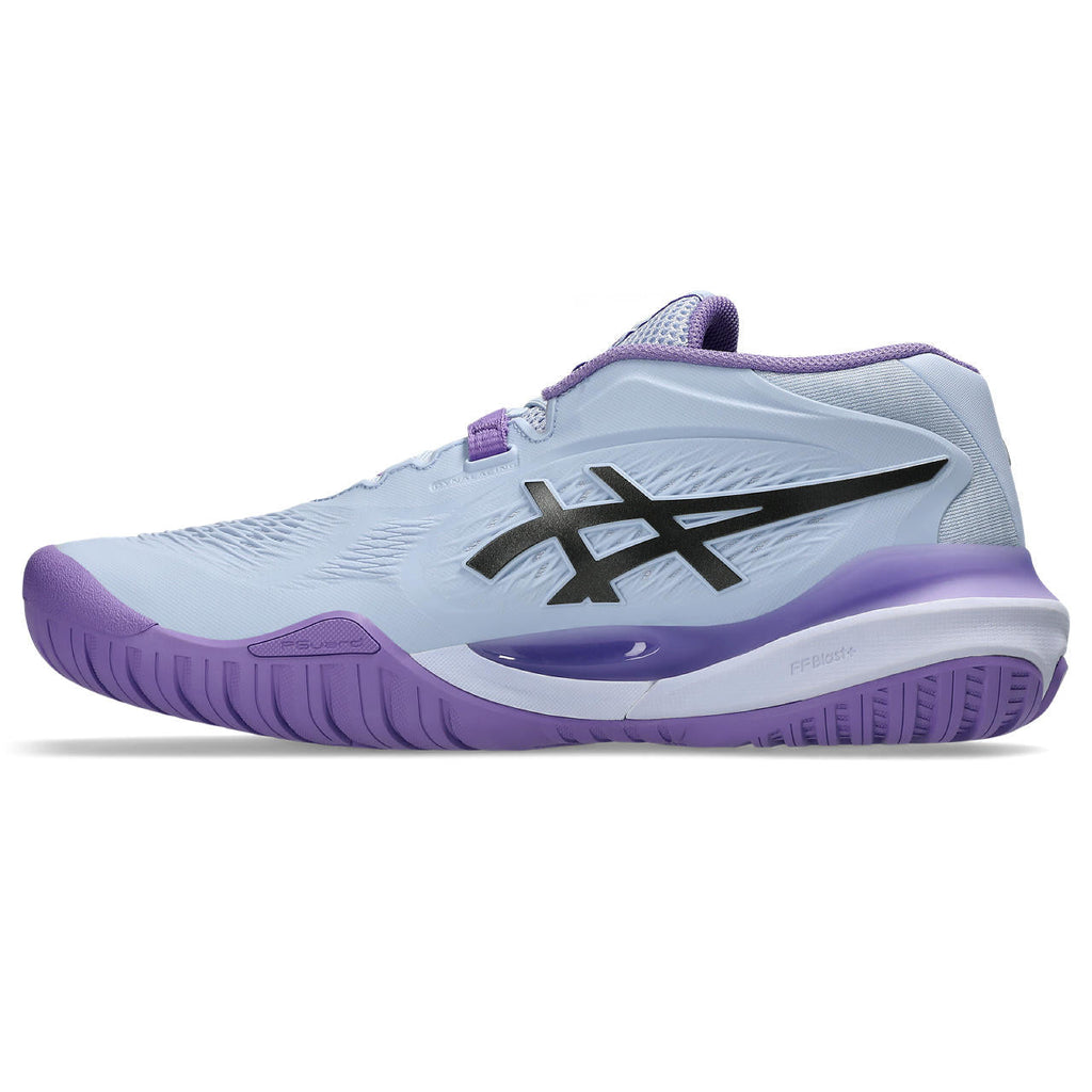 Asics womens shoes  neutral running shoes mens  sneakers Gel-Resolution – Light Blue/Purple/Black Tennis Sneaker