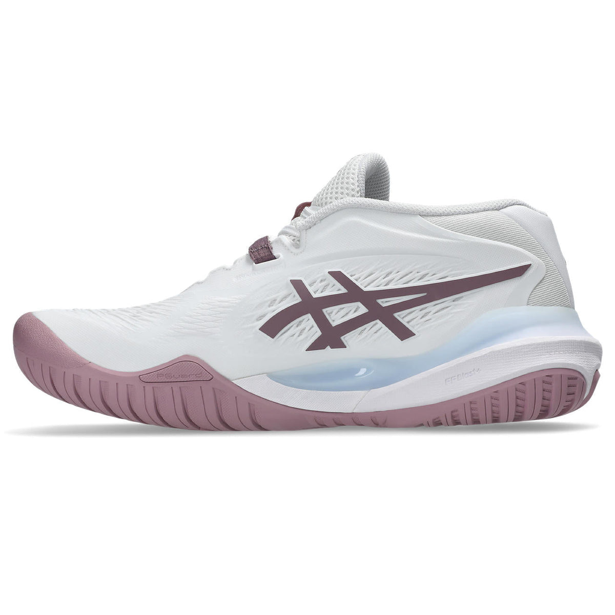 Asics womens shoes  neutral running shoes mens  sneakers Gel-Resolution – White/Dusty Mauve Tennis Sneaker