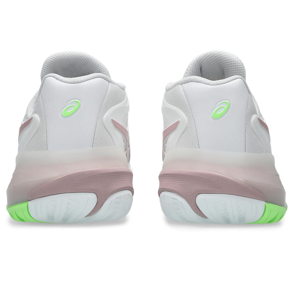 Asics womens shoes  neutral running shoes mens  sneakers Gel-Resolution – White/Dusty Pink Tennis Sneaker