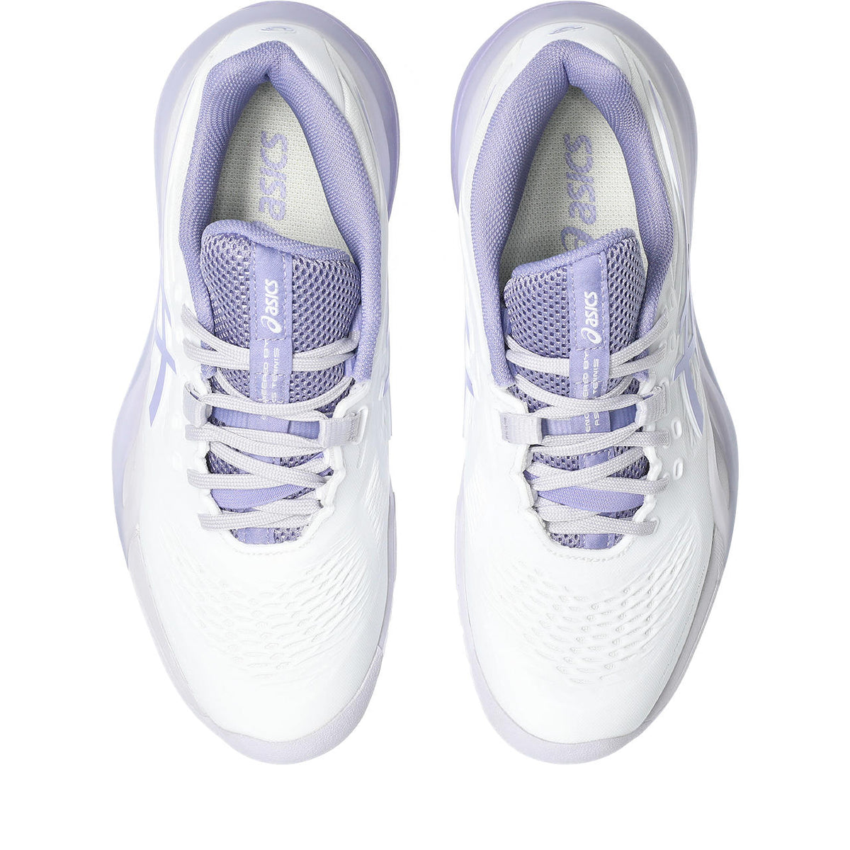 Asics womens shoes  neutral running shoes mens  sneakers Gel-Resolution – White/Lavender/Purple Tennis Sneaker