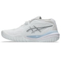Asics womens shoes  neutral running shoes mens  sneakers Gel-Resolution – White/Silver Tennis Sneaker