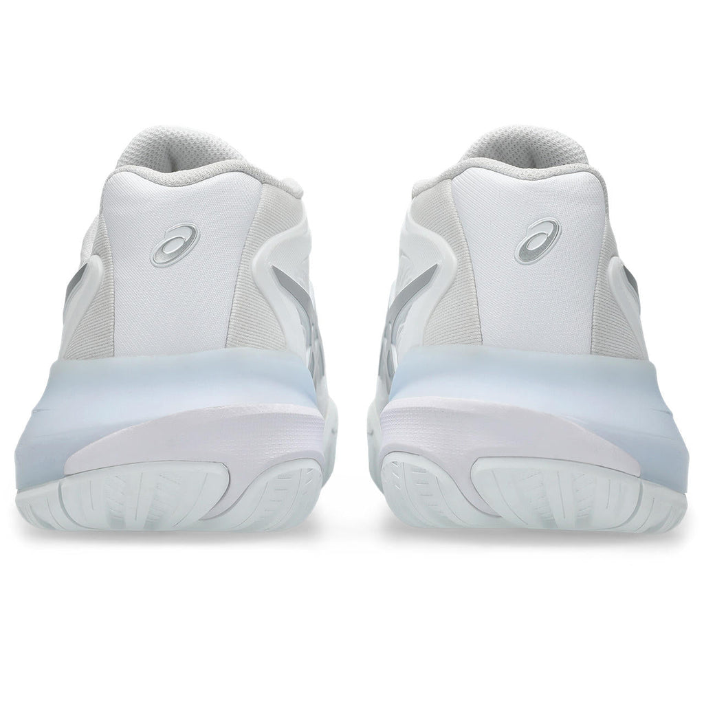 Asics womens shoes  neutral running shoes mens  sneakers Gel-Resolution – White/Silver Tennis Sneaker