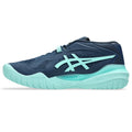 Asics womens shoes  neutral running shoes mens  sneakers Gel-Resolution – Navy/Mint/Turquoise Tennis Sneaker