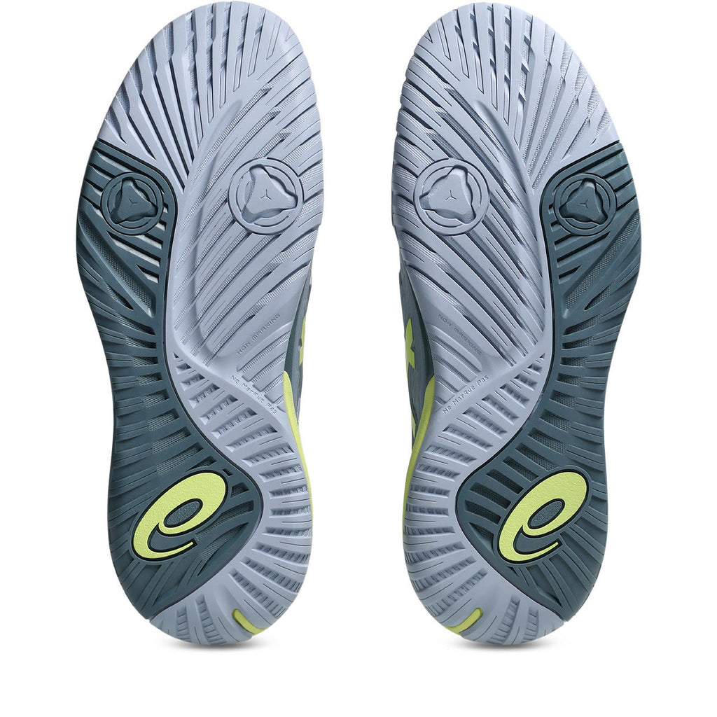 Asics womens shoes  neutral running shoes mens  sneakers Gel-Resolution – Light Grey/Lime Yellow Tennis Sneaker