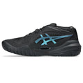 Asics womens shoes  neutral running shoes mens  sneakers Gel-Resolution – Black/Iridescent Cyan Tennis Sneaker