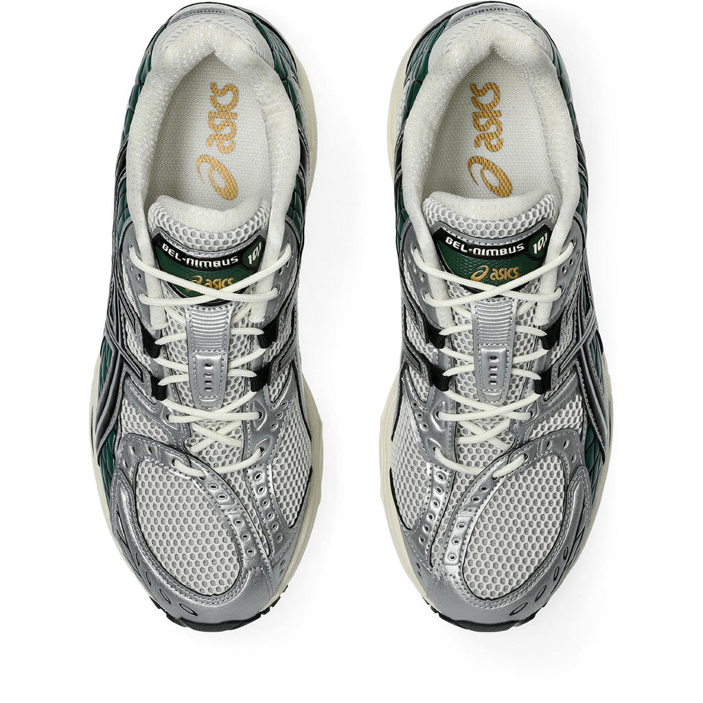 Asics womens shoes  neutral running shoes mens  sneakers Gel-1130 Silver / Dark Green / Cream
