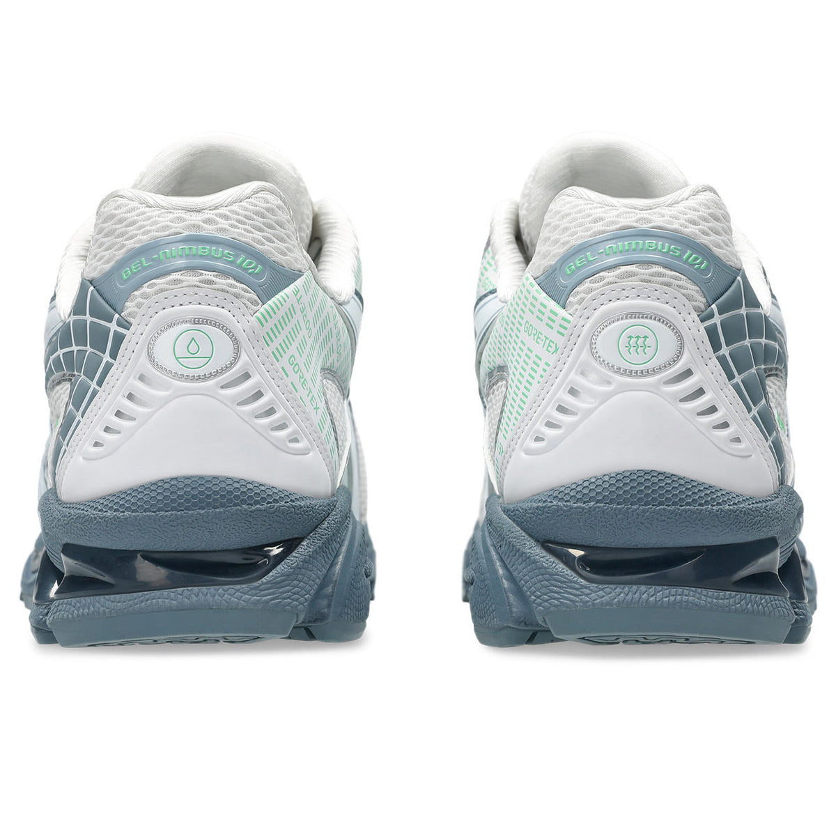 Asics womens shoes  neutral running shoes mens  sneakers  Gel-Kayano 14 White / Light Green / Slate Blue