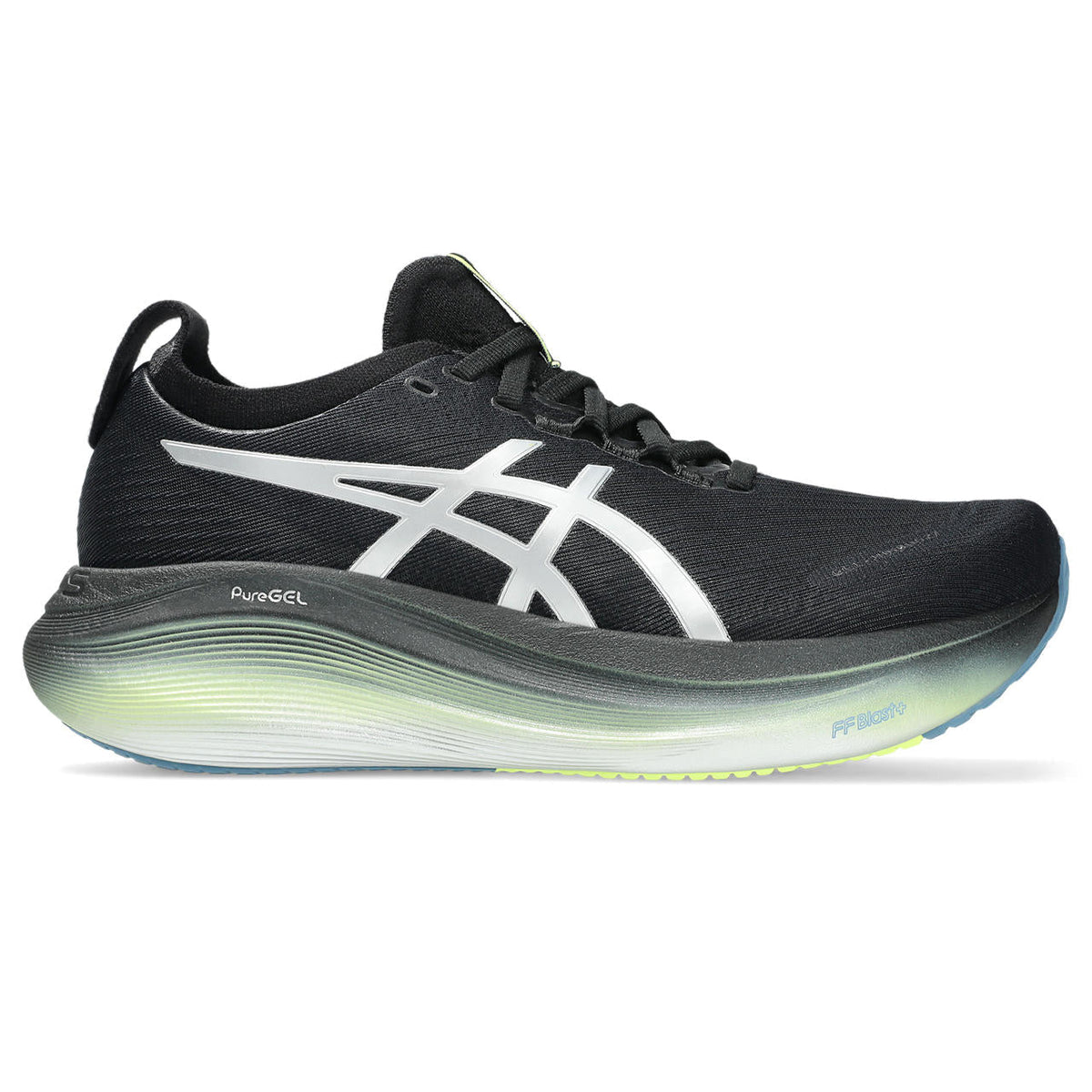 Asics womens shoes  neutral running shoes mens  sneakers  Gel-Nimbus 27 Black / Silver