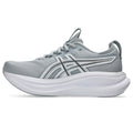Asics womens shoes  neutral running shoes mens  sneakers Gel-Nimbus 28 Light Gray / Silver / White