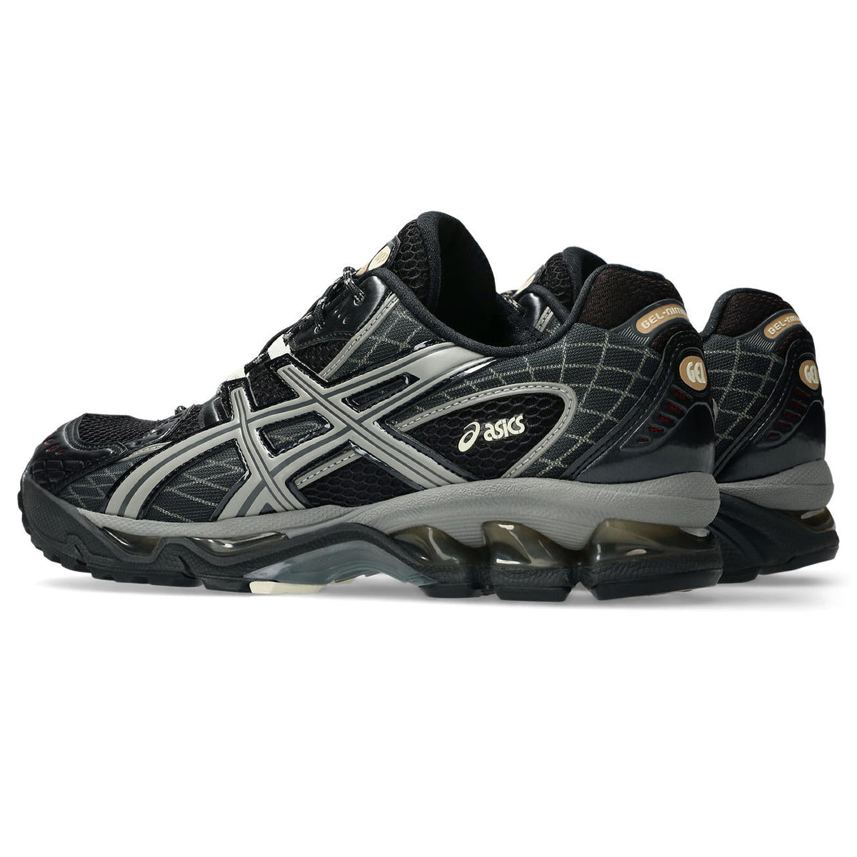 Asics womens shoes  neutral running shoes mens  sneakers Gel-Nimbus 10 Black / Gray / Beige