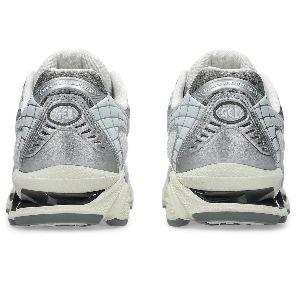 Asics womens shoes  neutral running shoes mens  sneakers Gel-Nimbus 10 Silver / Light Blue / Cream