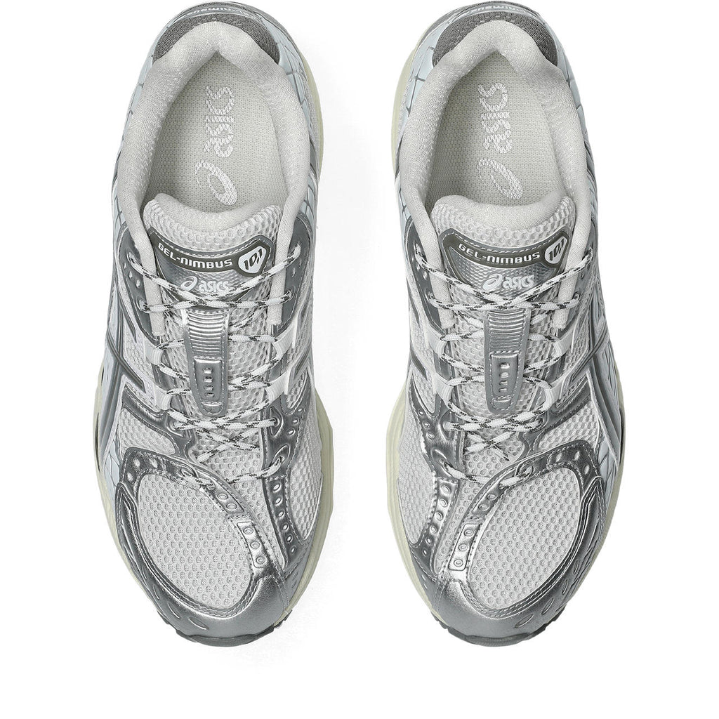 Asics womens shoes  neutral running shoes mens  sneakers Gel-Nimbus 10 Silver / Light Blue / Cream