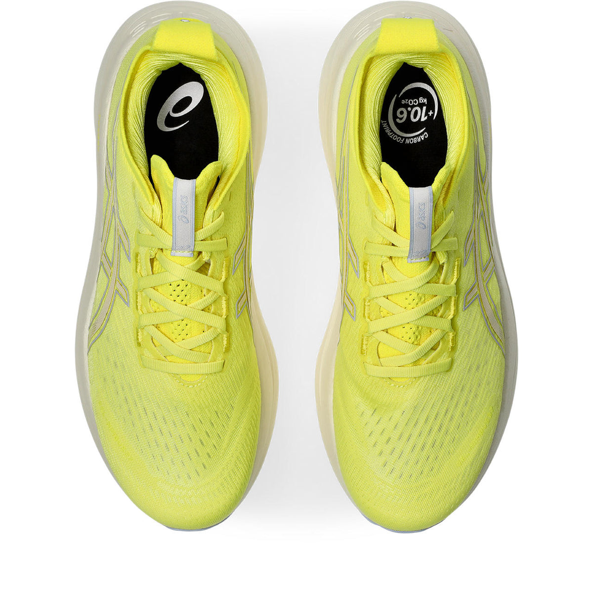 Asics womens shoes  neutral running shoes mens  sneakers  Gel-Nimbus 27 Bright Yellow / Cream