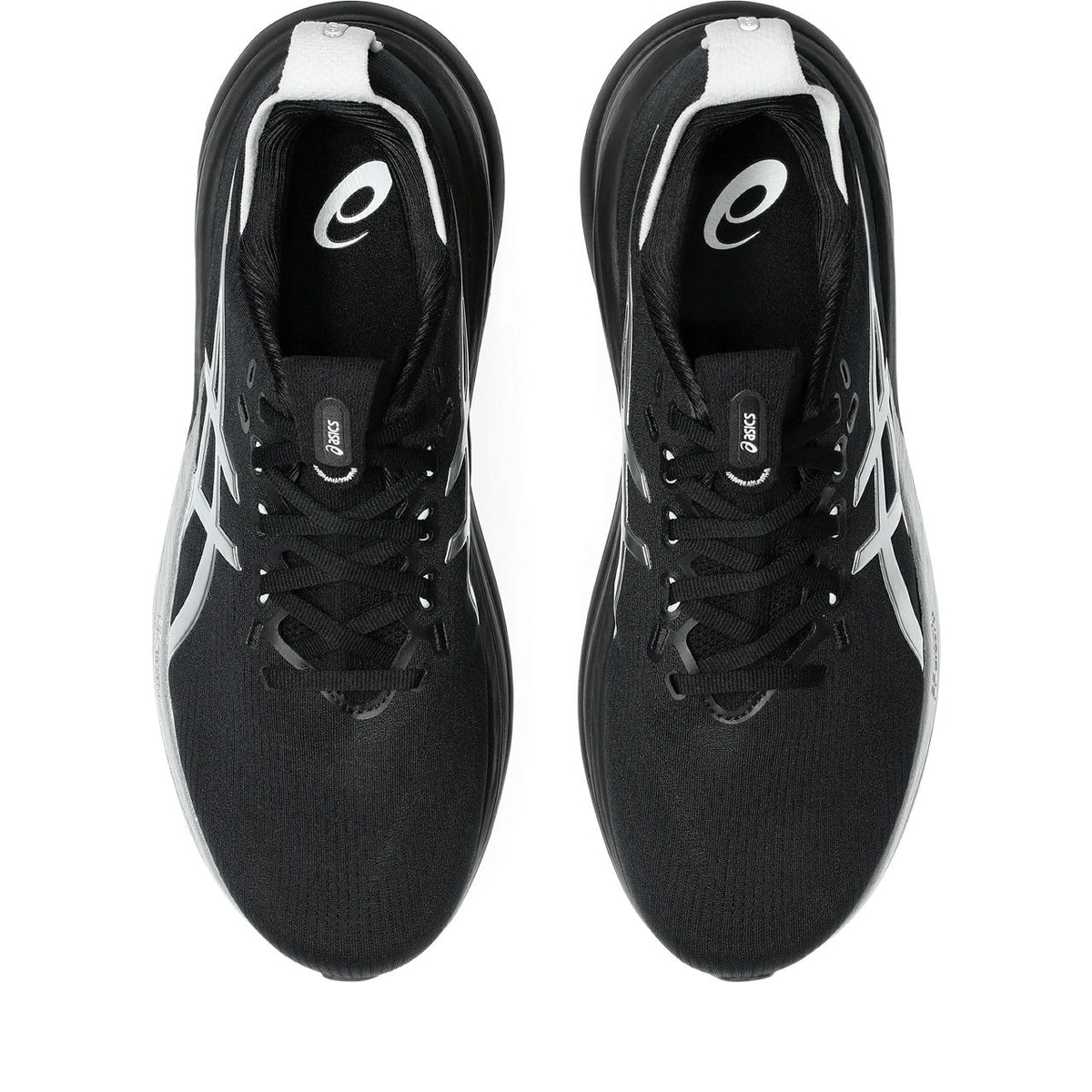 Asics womens shoes  neutral running shoes mens  sneakers  Gel-Nimbus 28 – Black/Silver Running Shoe