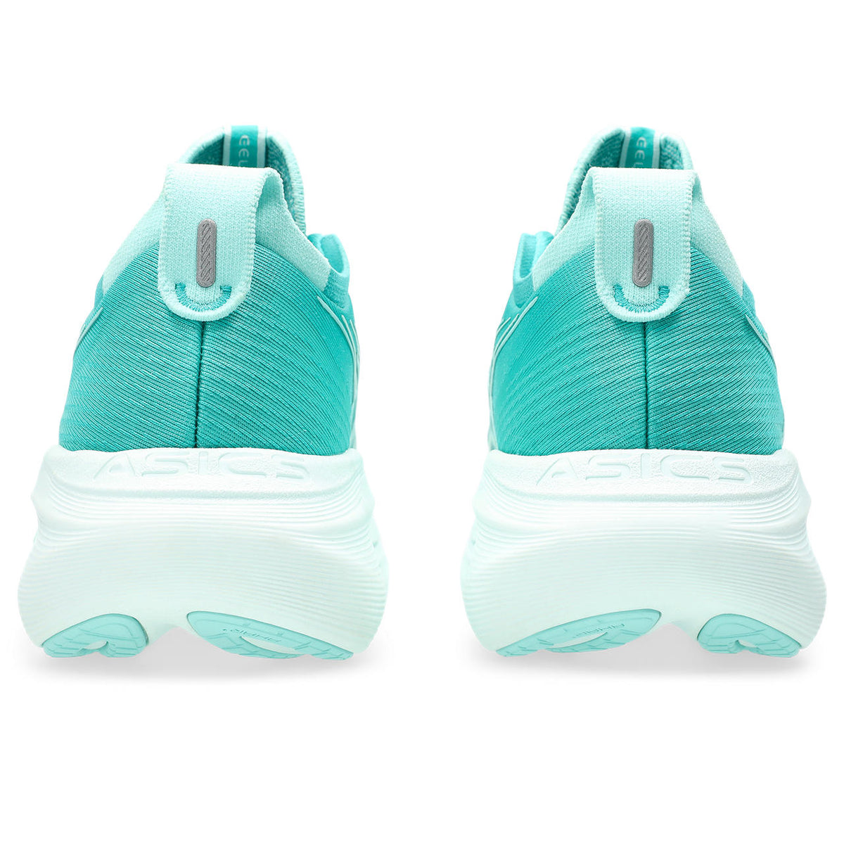 Asics womens shoes  neutral running shoes mens  sneakers  Gel-Nimbus 28 – Turquoise/White Running Shoe