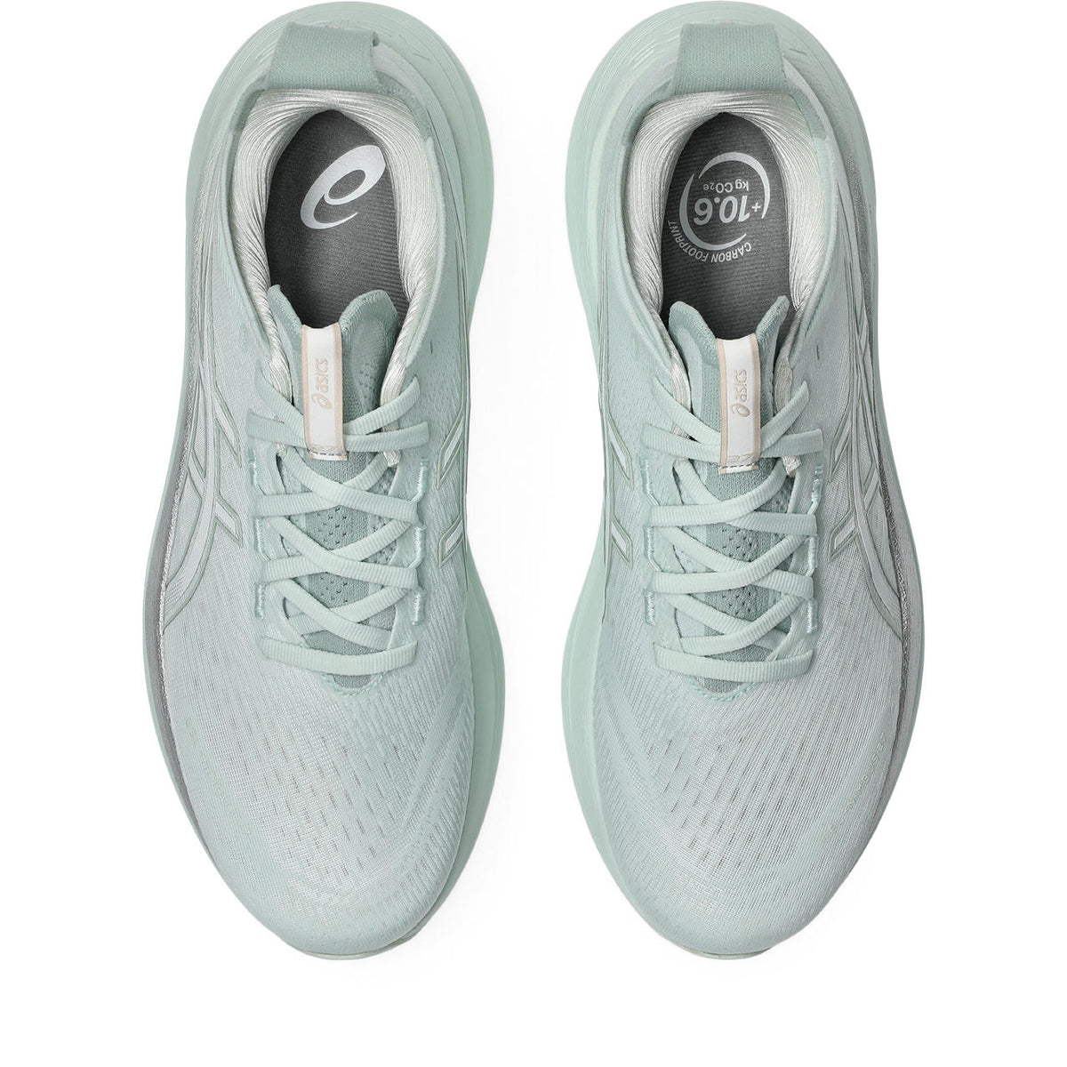 Asics womens shoes  neutral running shoes mens  sneakers  Gel-Nimbus 28 – Pale Mint Green Running Shoe