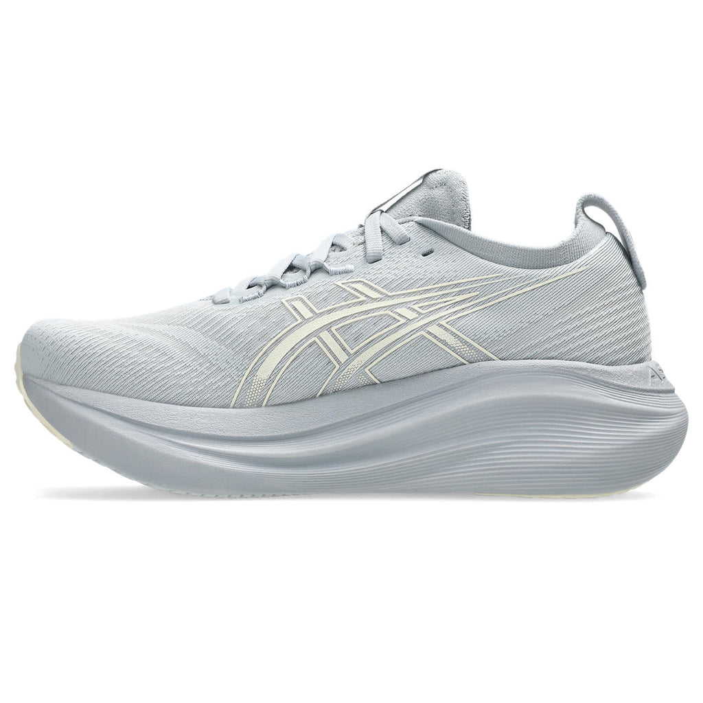 Asics womens shoes  neutral running shoes mens  sneakers  Gel-Nimbus 28 – Light Grey/Cream Running Shoe