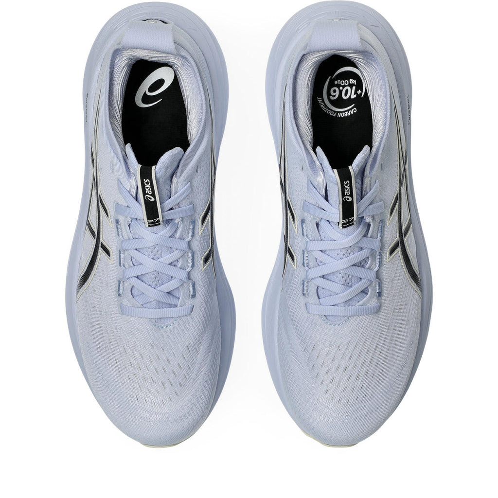 Asics womens shoes  neutral running shoes mens  sneakers  Gel-Nimbus 28 – Light Lavender/Black Running Shoe