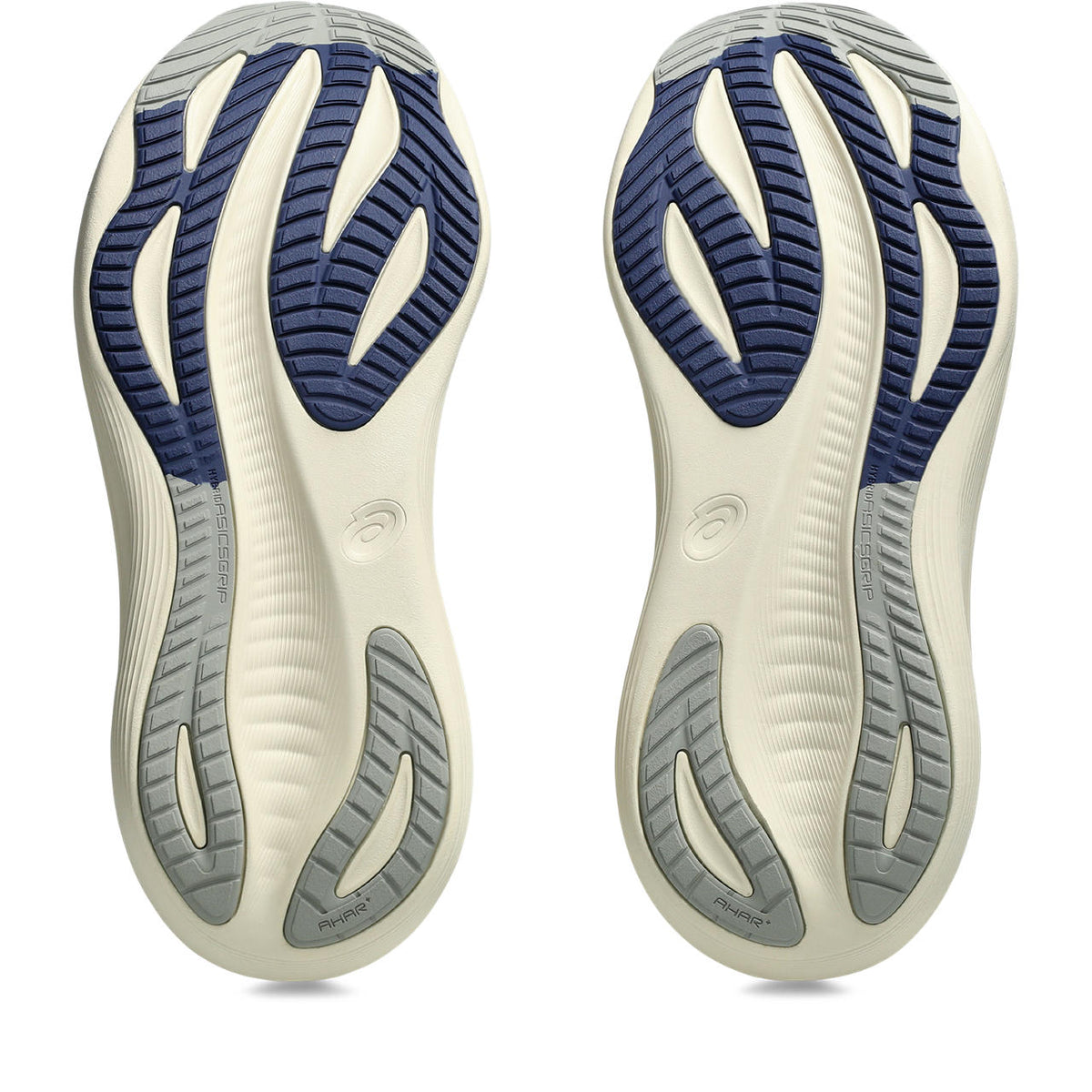Asics womens shoes  neutral running shoes mens  sneakers Gel-Nimbus Off-White / Navy Blue