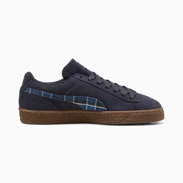 Puma Suede — Navy Blue / Plaid puma shoes for men  womens shoes  roma shoes