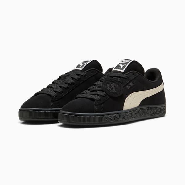 Puma Suede — Black / Beige / Badge puma shoes for men  womens shoes  roma shoes
