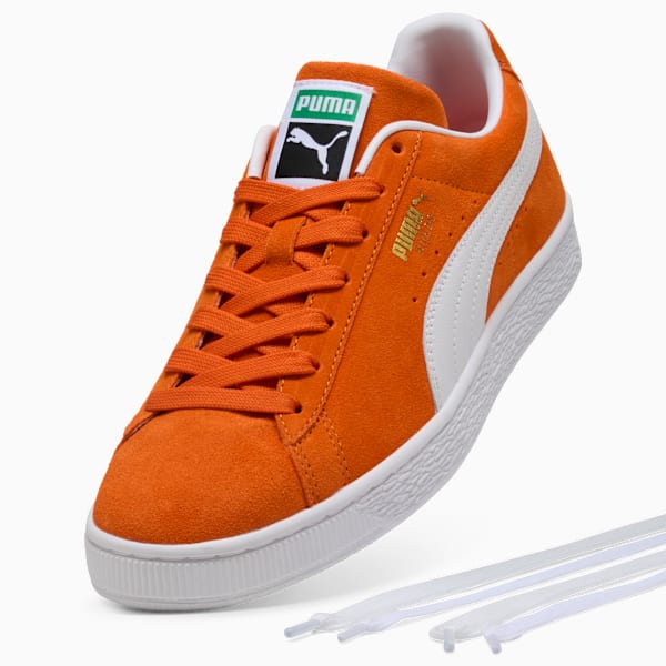 PUMA Suede Classic Orange-White puma shoes for men  womens shoes  roma shoes