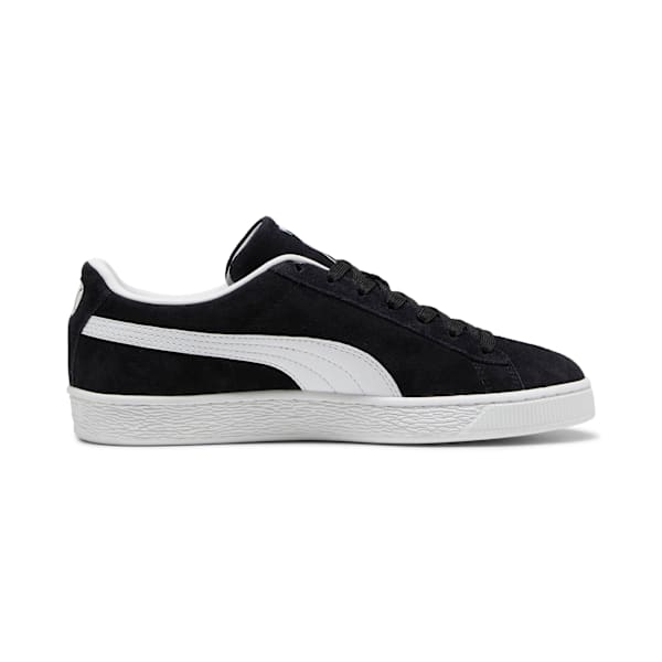 PUMA Suede Classic Black-White-Gold  puma shoes for men  womens shoes  roma shoes