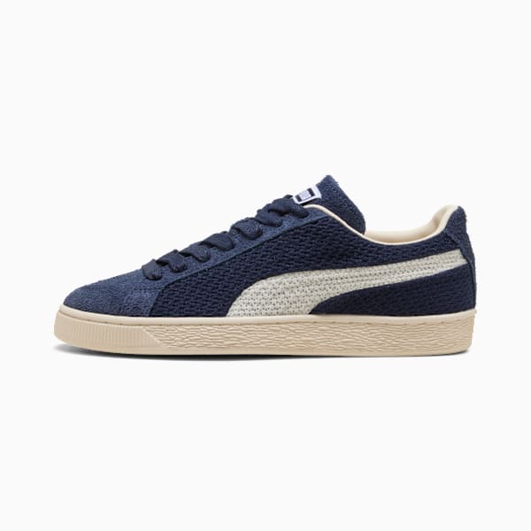 PUMA Suede Classic Knit Navy-Off White puma shoes for men  womens shoes  roma shoes
