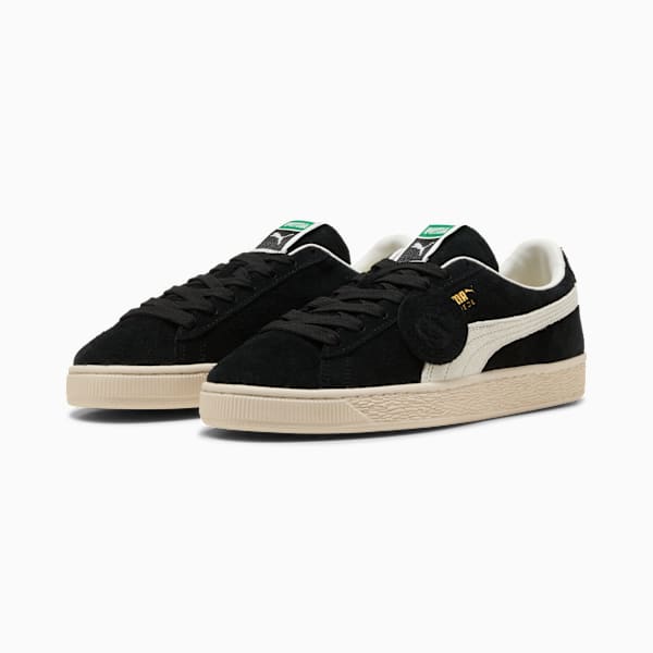 PUMA Suede Classic Black-Off White Rose Badge puma shoes for men  womens shoes  roma shoes