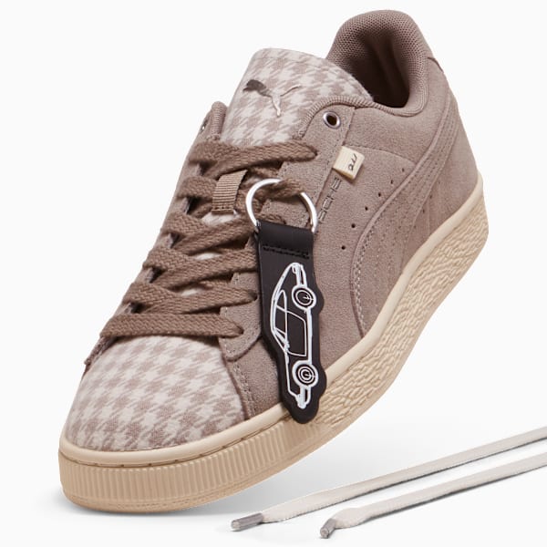 PUMA Suede Classic × Porsche Dusty Mauve Houndstooth puma shoes for men  womens shoes  roma shoes