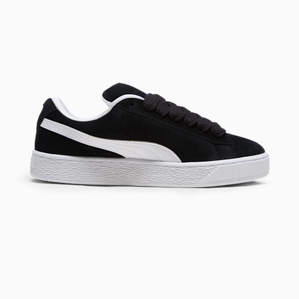 PUMA Suede XL Black-White-Gold puma shoes for men  womens shoes  roma shoes